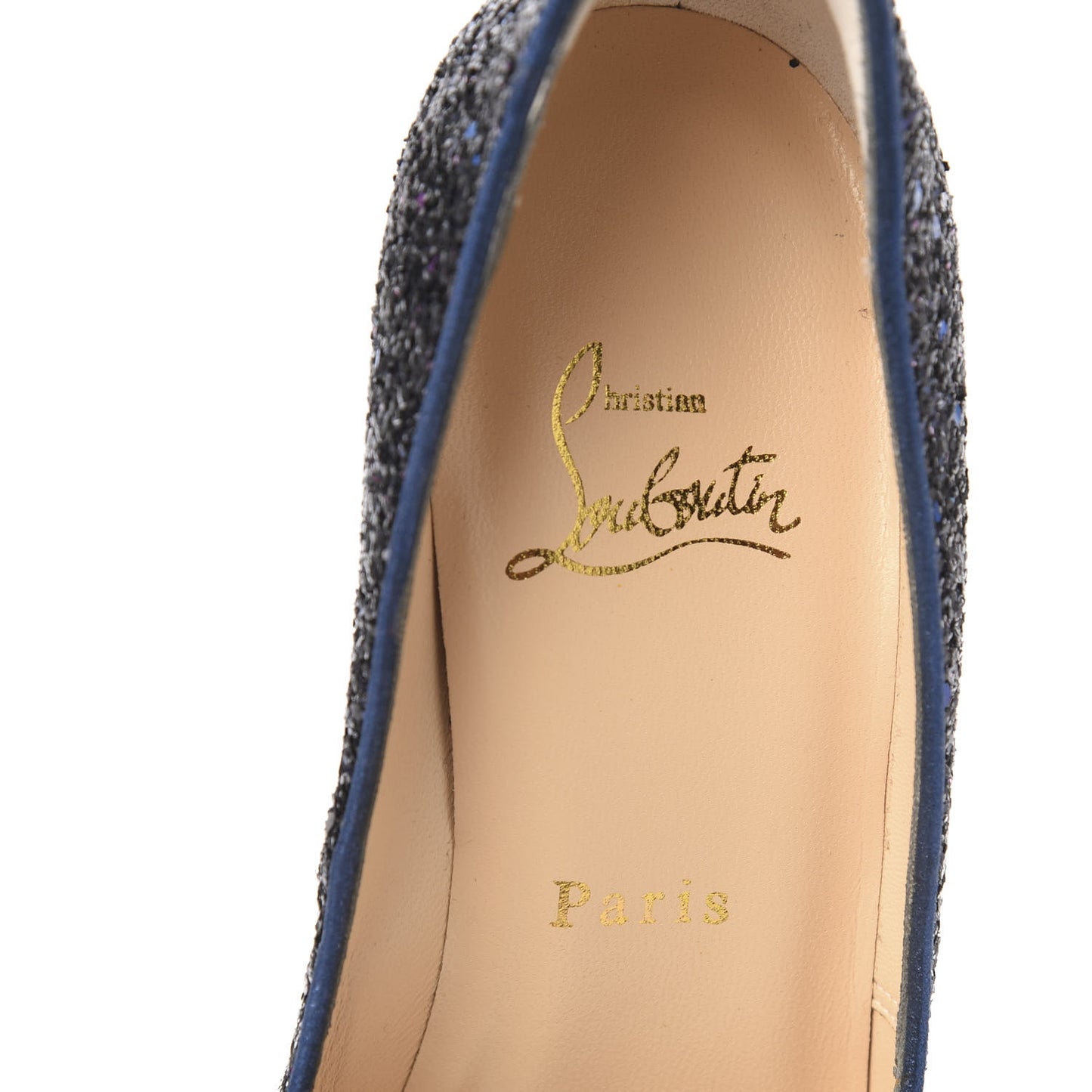 Glitter Vendome 120 Pumps 37.5 Neptune