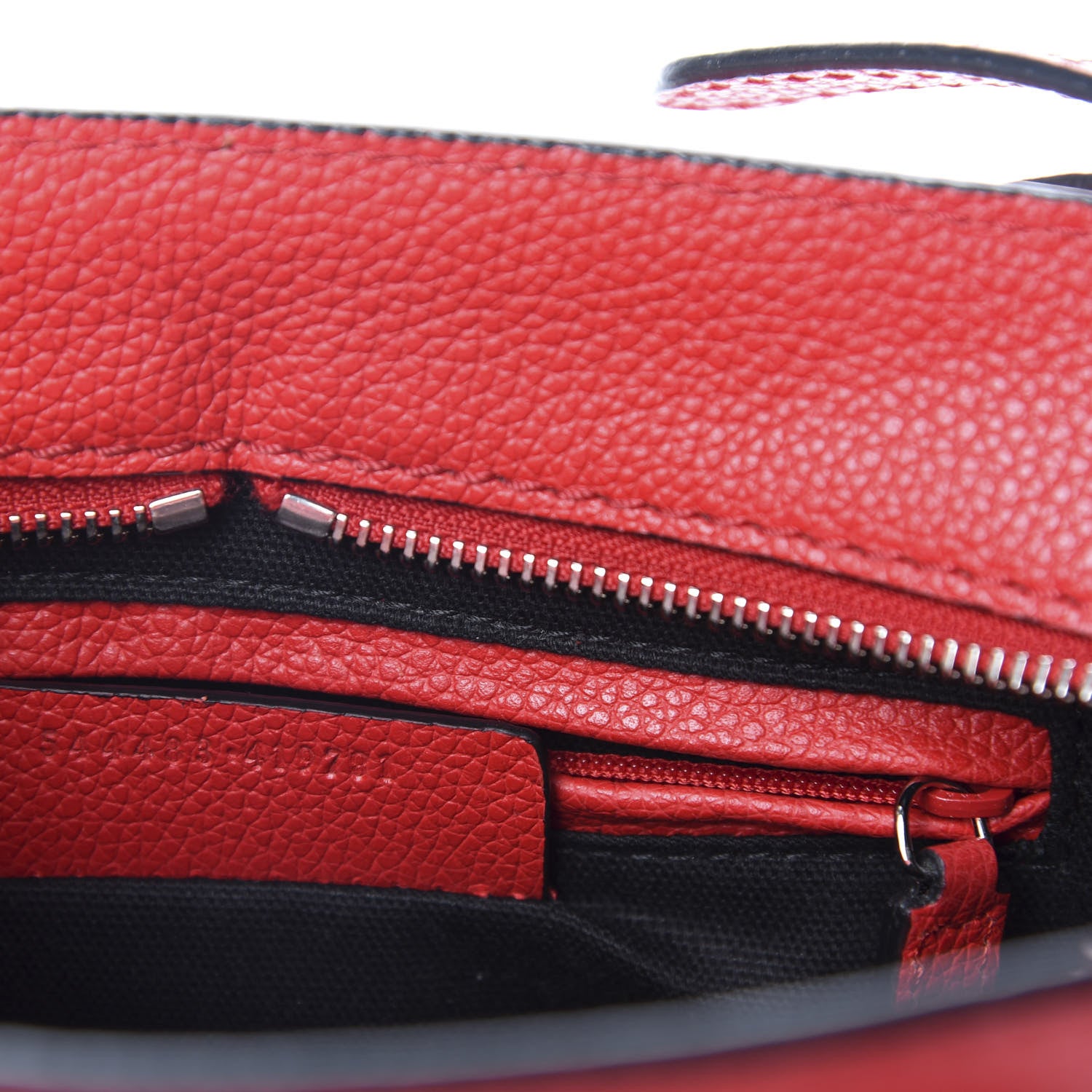 Alexander McQueen Calfskin Mini Skull Padlock Zip Around Tote Red 9 of 10