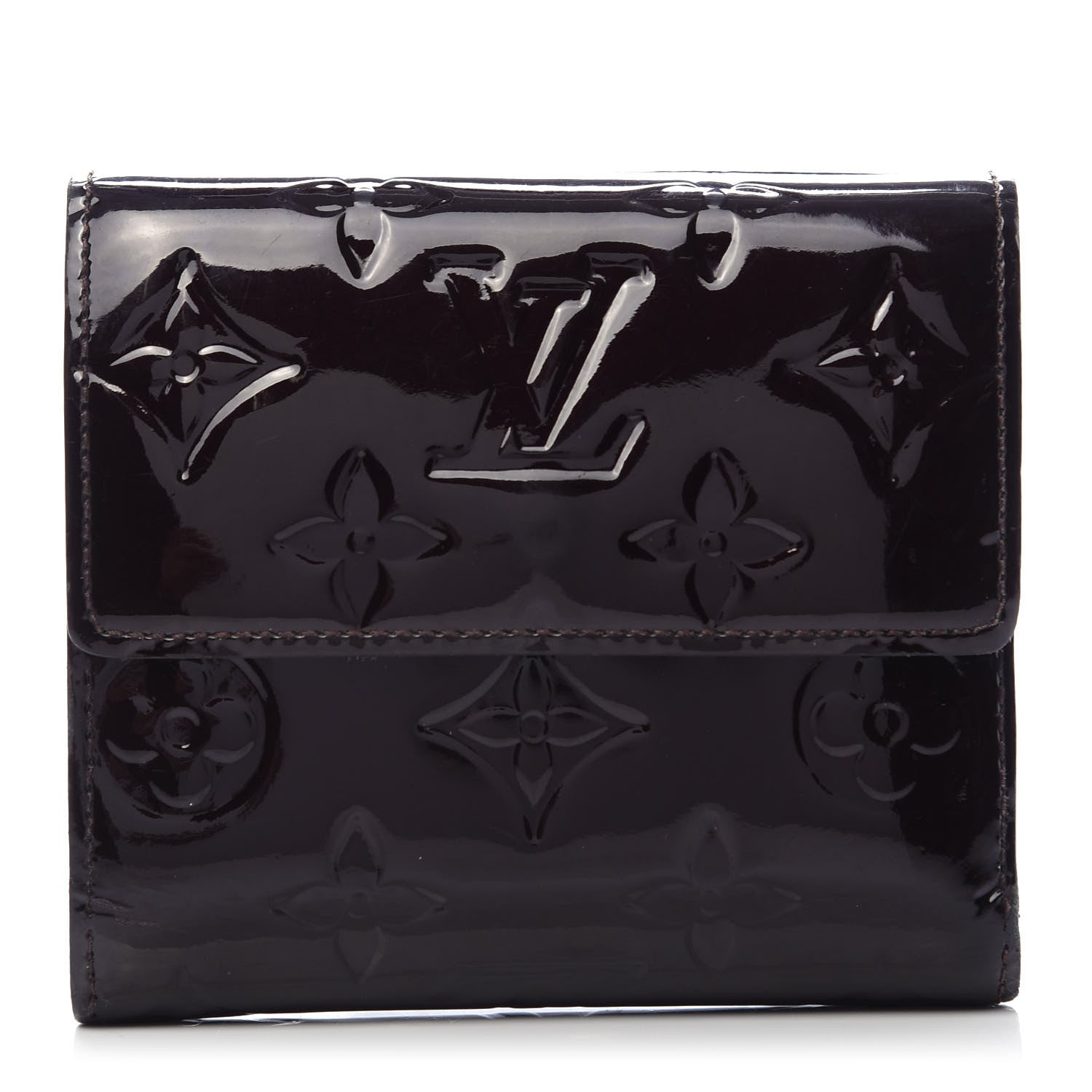 Louis Vuitton Vernis Elise Wallet Amarante 1 of 11