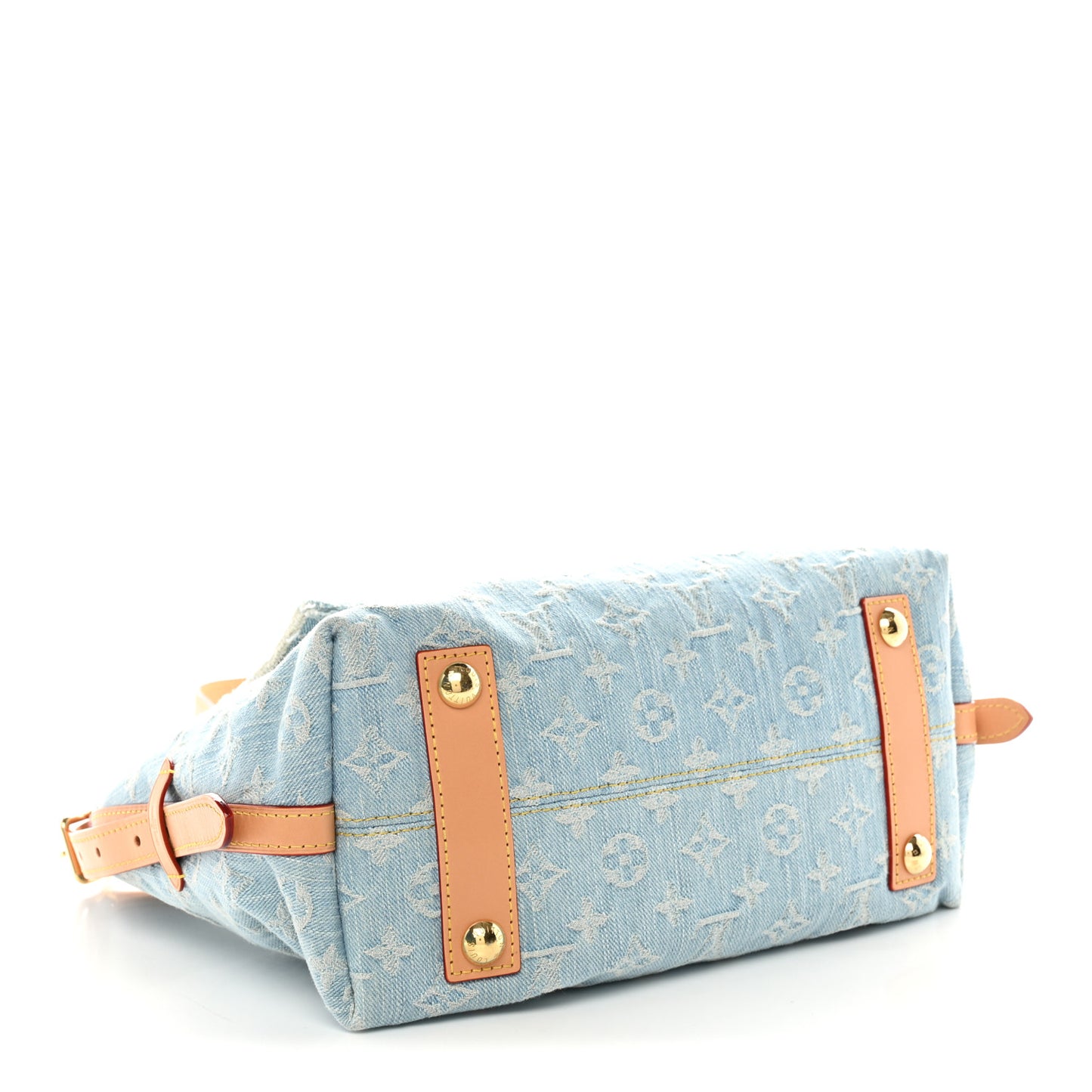 Monogram Denim CarryAll PM Sky Blue