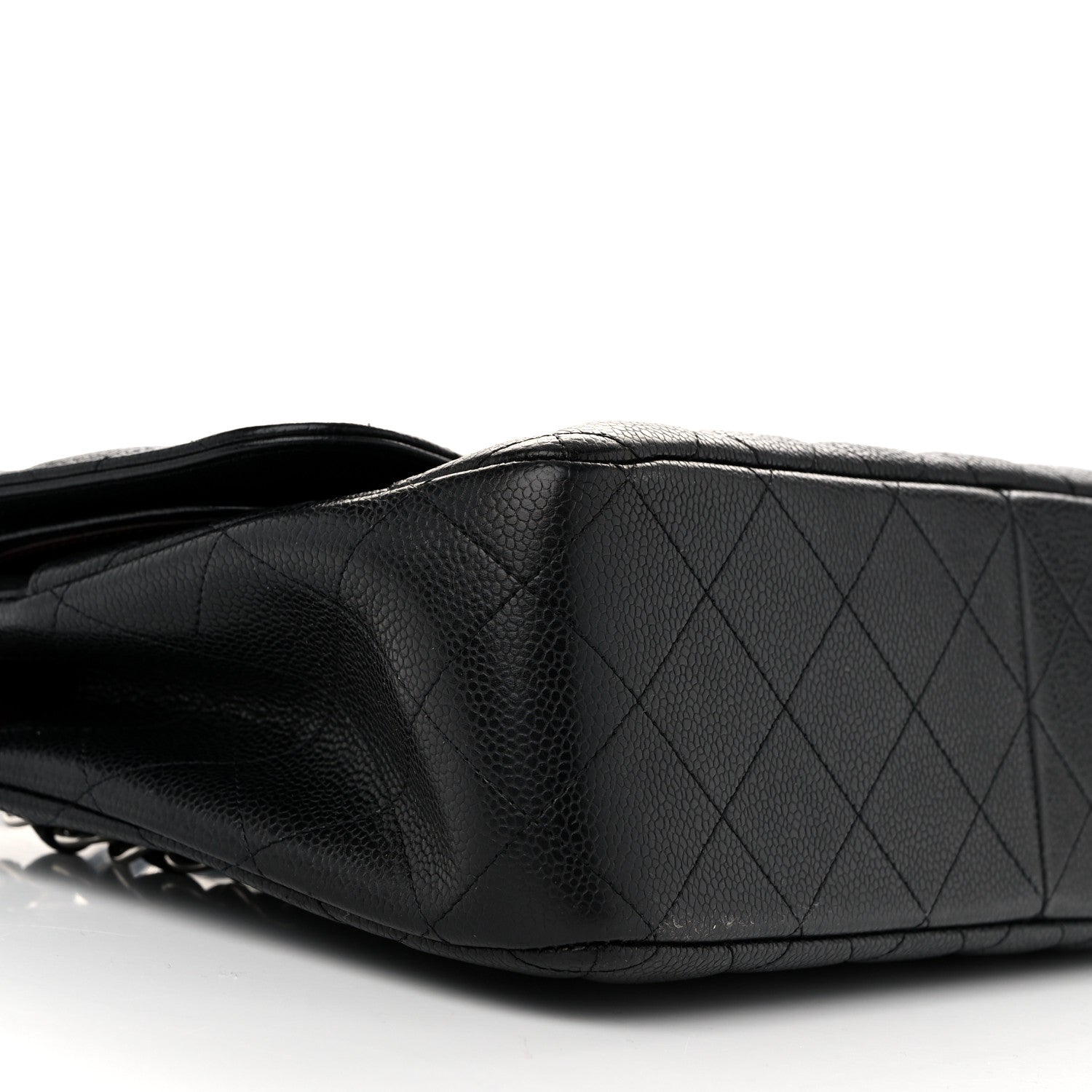 Chanel Caviar Quilted Jumbo Double Flap Black 9 of 12