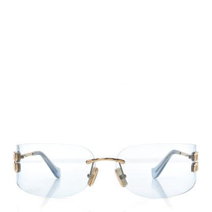 Miu Miu Metal Aube Sunglasses SMUA51 Blue 2 of 7