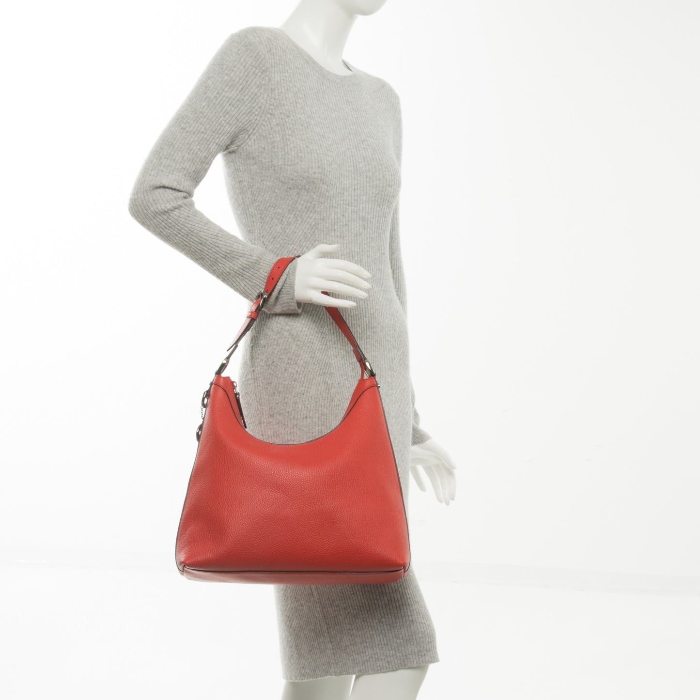 Dollar Calfskin GG Charm Hobo Oxidation