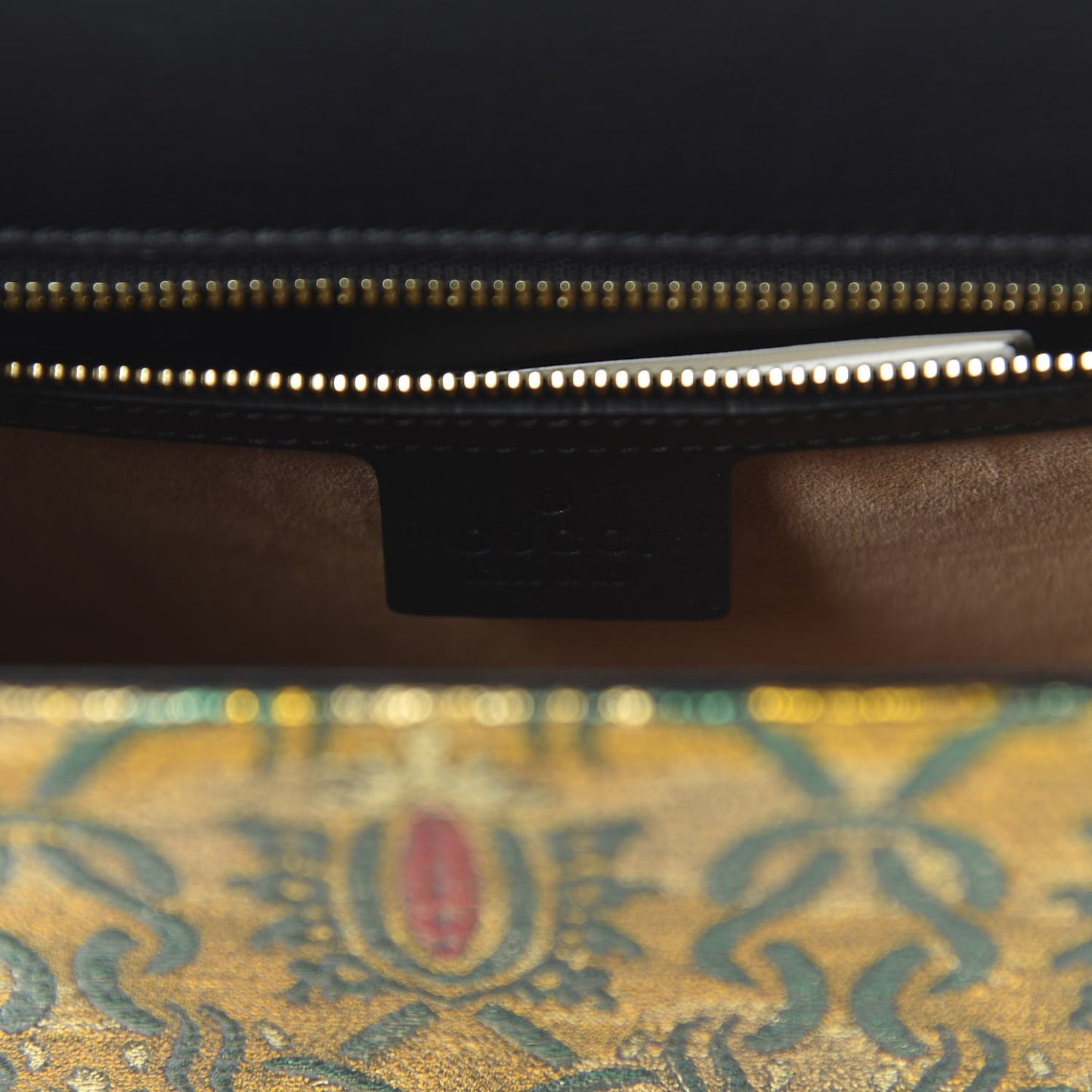 Iridescent Brocade Small Sylvie Shoulder Bag Gold