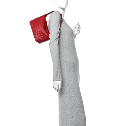Bottega Veneta Calfskin Nappa Intrecciato Mini Wallace Apple Candy 2 of 11