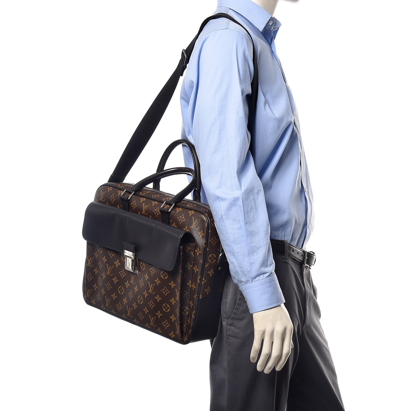 Monogram Macassar Soft Briefcase