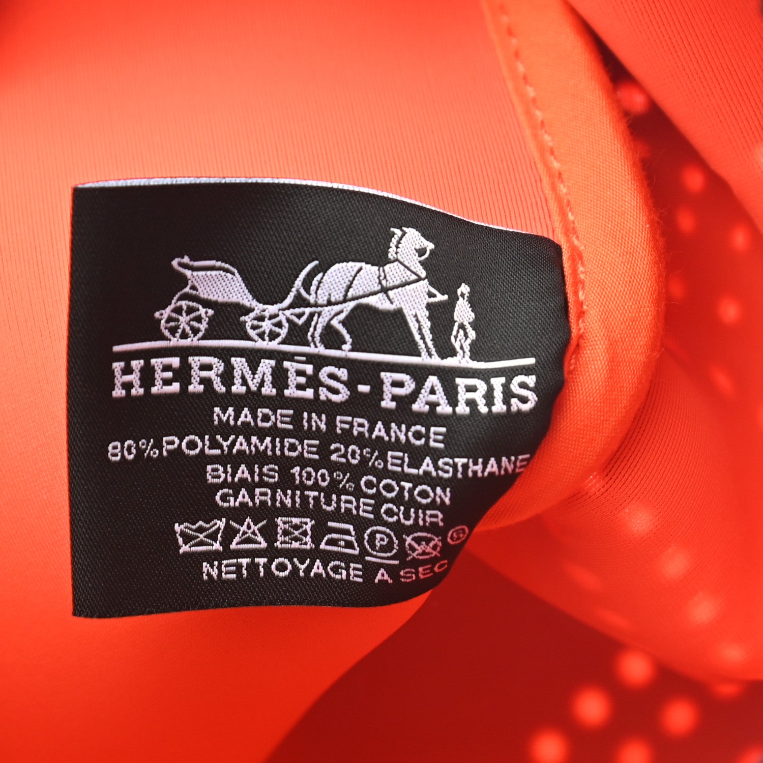 Hermes Neoprene Small Neobain Waves Case Orange 6 of 6