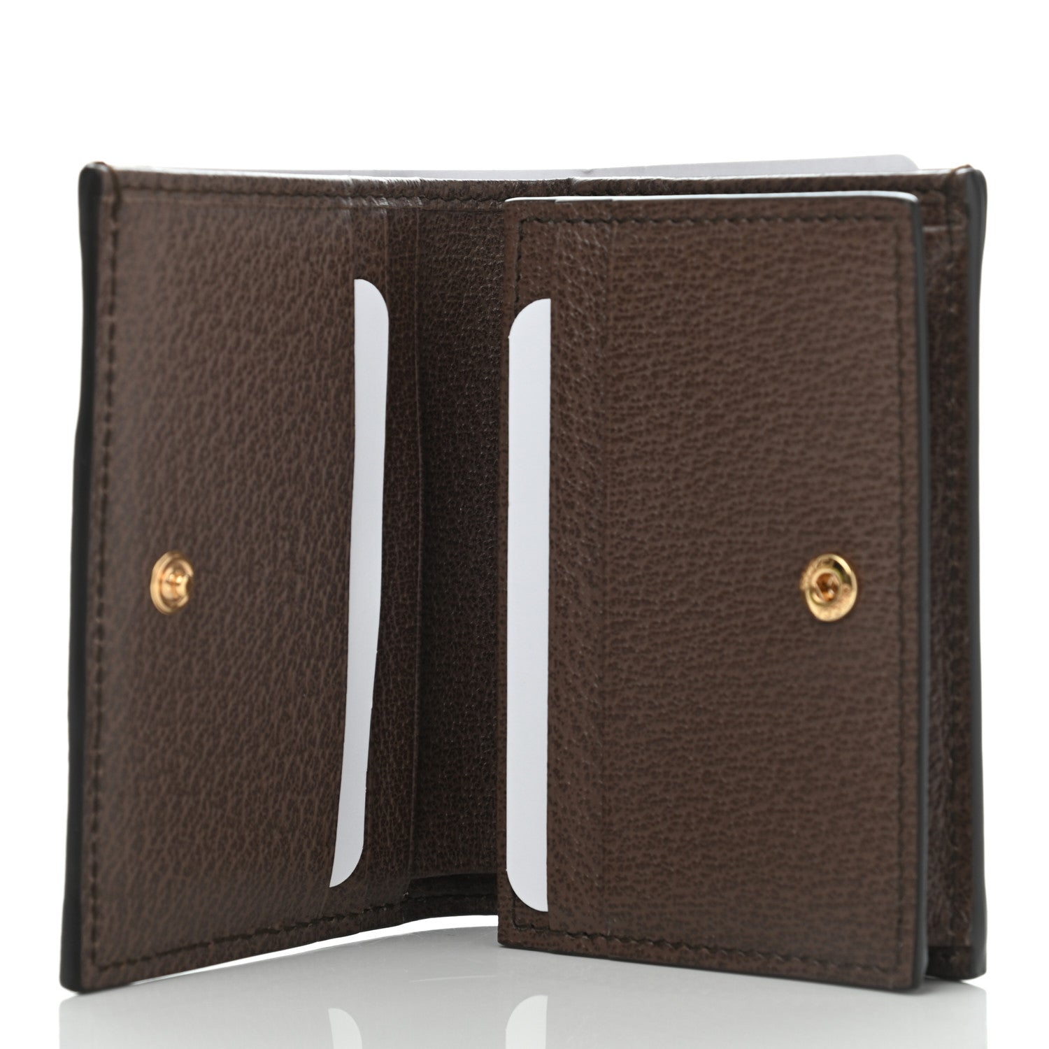 Gucci GG Supreme Monogram Web Ophidia Card Case Beige New Acero 5 of 6