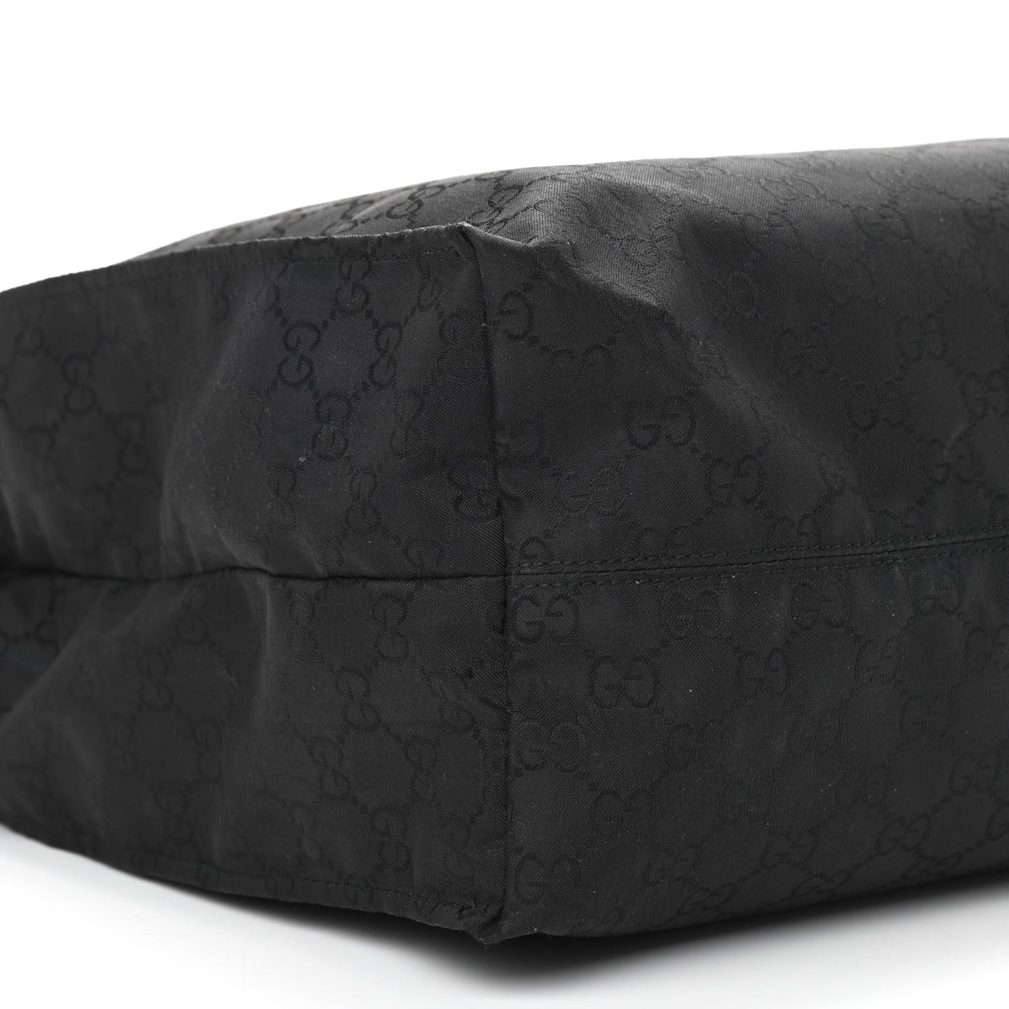 Nylon Monogram Vertical Tote Black