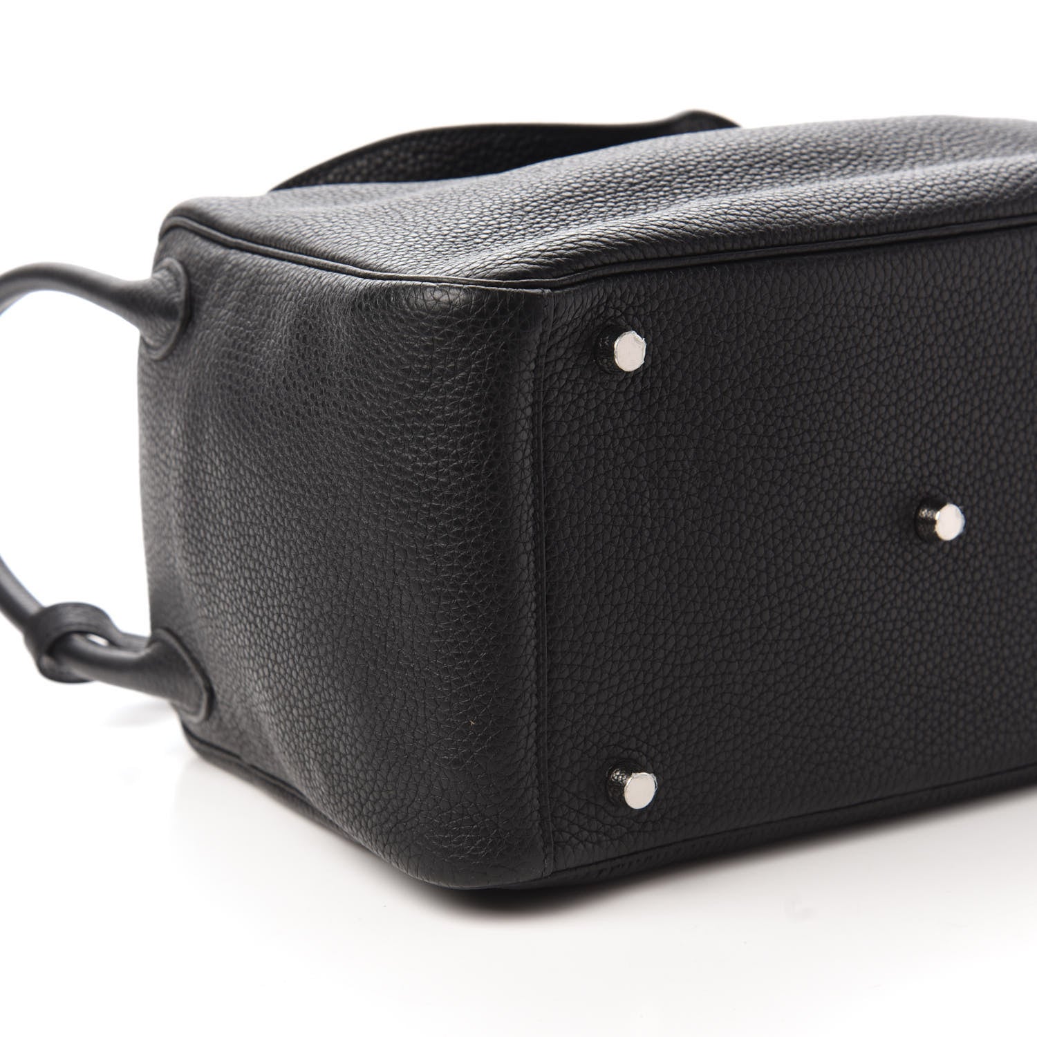 Hermes Taurillon Clemence Lindy 30 Black 6 of 9