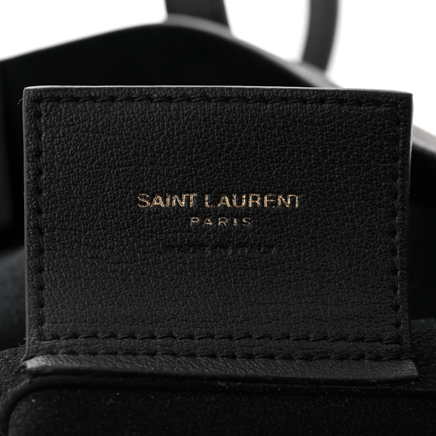 Saint Laurent Calfskin Medium Shopping Tote Black 7 of 12