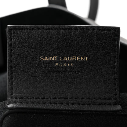 Saint Laurent Calfskin Medium Shopping Tote Black 7 of 12