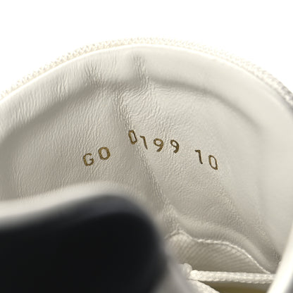 Louis Vuitton Calfskin Mens Run Away Sneakers 10 White Blue 7 of 8