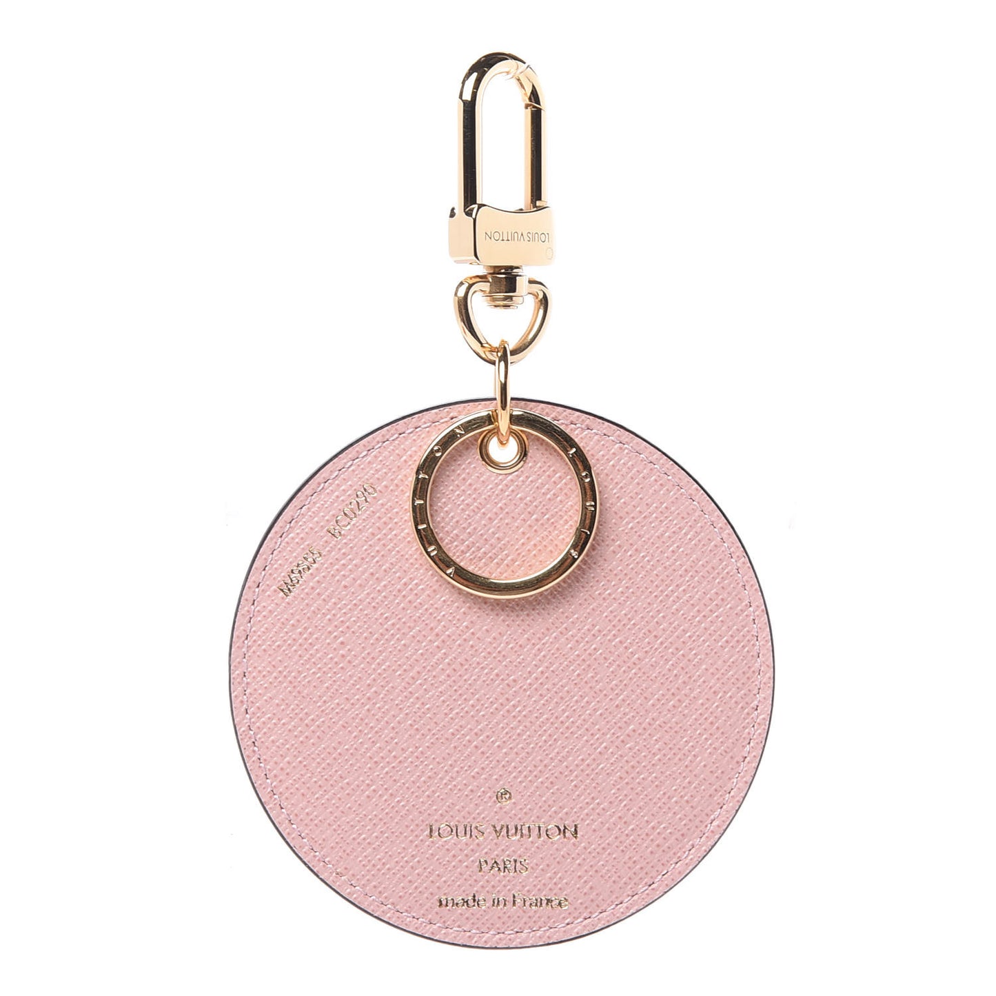 Monogram 2020 Christmas Animation Big Wheel Bag Charm Key Ring Rose Ballerine