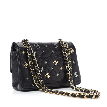 Chanel Calfskin CC Punk 2.55 Reissue 224 Flap Black 3 of 15
