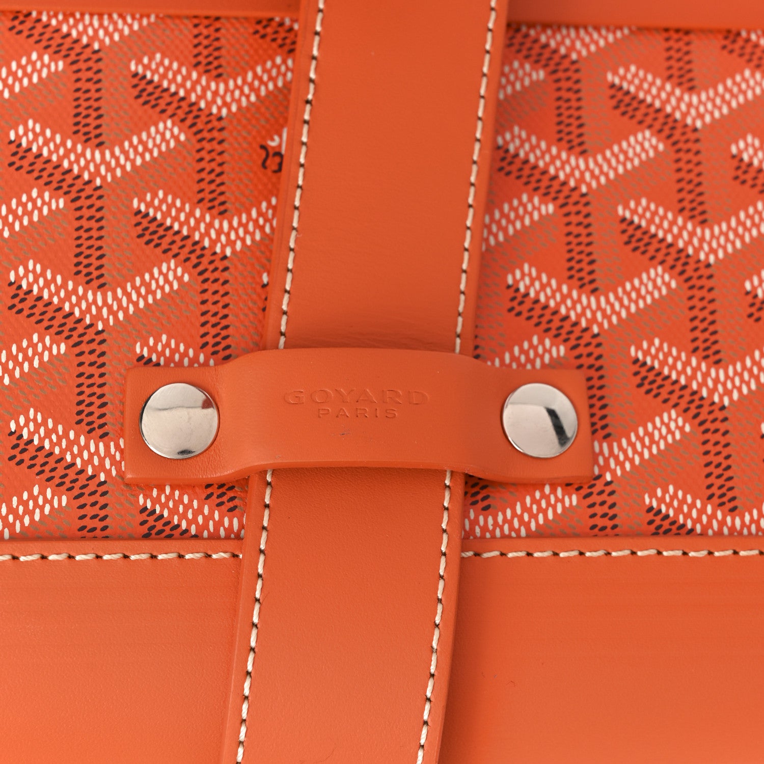 Goyard Goyardine Bourget PM Orange 5 of 8