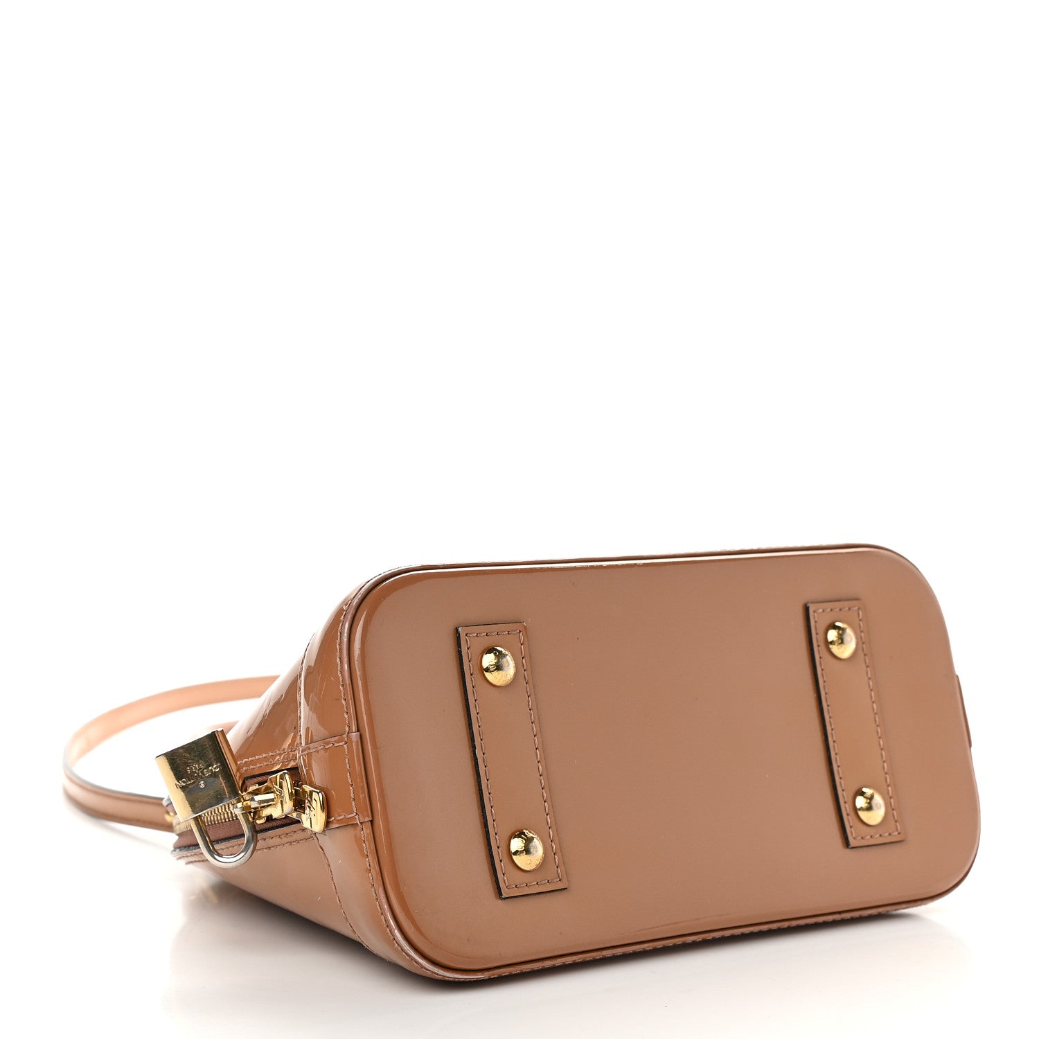 Louis Vuitton Vernis Alma BB Rose Velours 4 of 8
