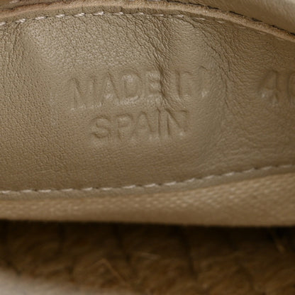 Gucci Washed Cotton Miro Soft Calfskin GG Monogram Espadrilles 37.5 White Mystic White 8 of 9