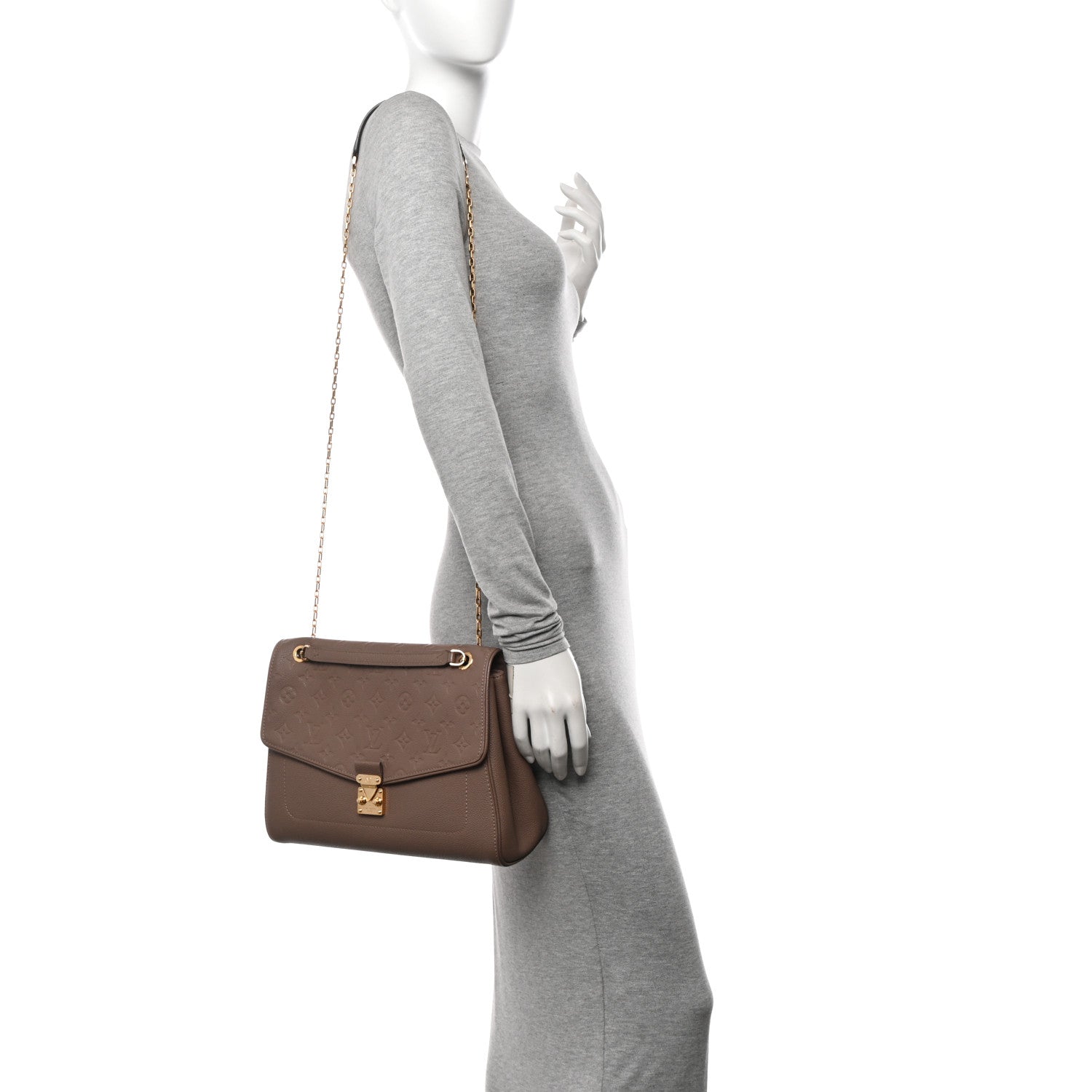 Louis Vuitton Empreinte Saint Germain MM Taupe Glace 2 of 11