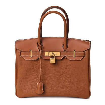 Hermes Togo Swift Canvas 3 in 1 Birkin 30 Gold 3 of 14