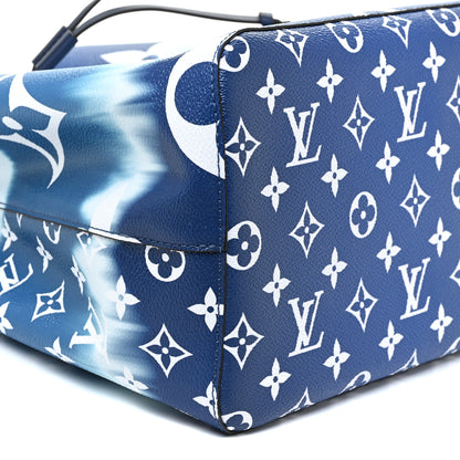 Louis Vuitton Monogram Escale Neonoe MM Blue 9 of 14