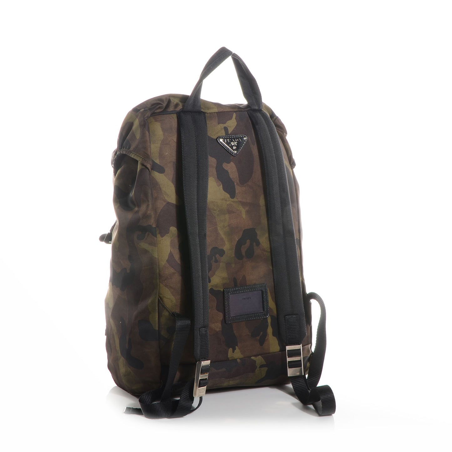 Nylon Camouflage Double Buckle Backpack Mimetico