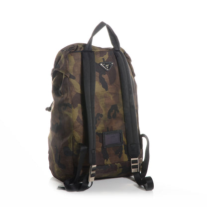 Prada Nylon Camouflage Double Buckle Backpack Mimetico 3 of 11