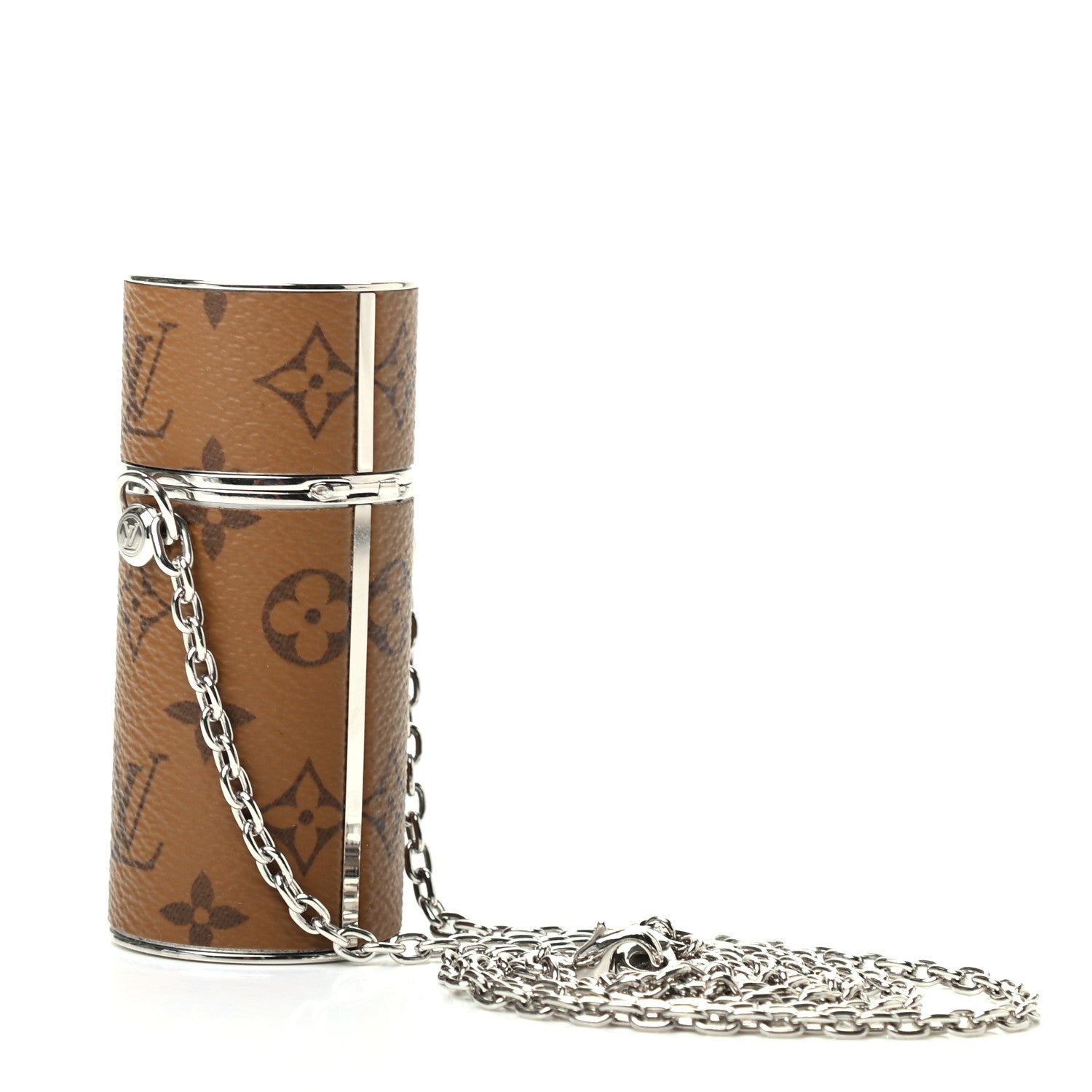 Louis Vuitton Reverse Monogram Chain Lipstick Case 3 of 6