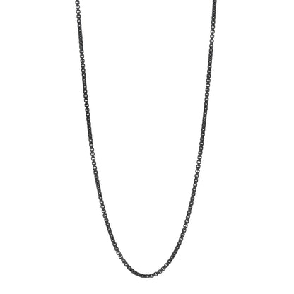 David Yurman Sterling Silver 2.7mm Small Box Chain Necklace Grey 1 of 4
