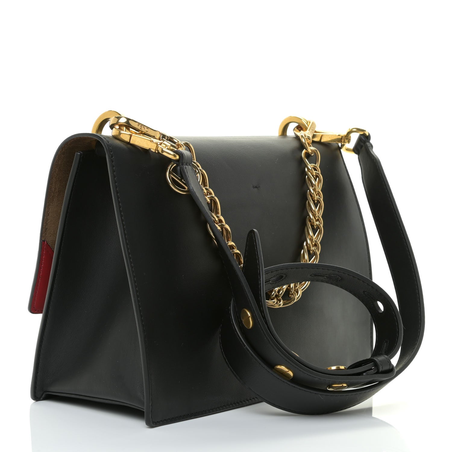 Fendi Vitello Grace Matte F is Fendi Kan U Shoulder Bag Black 2 of 9