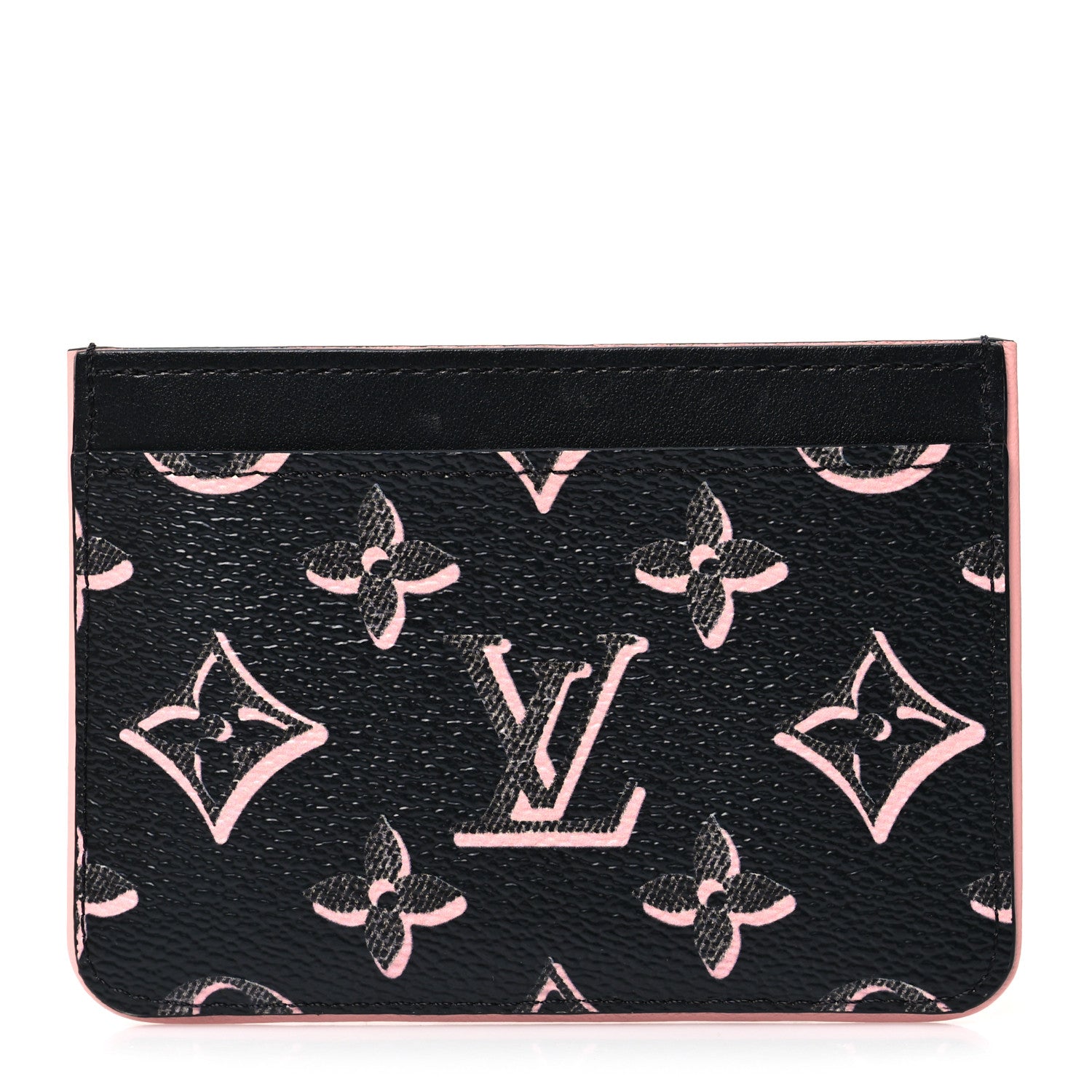 Louis Vuitton Monogram Fall for You LV Side-Up Card Holder Black 1 of 10