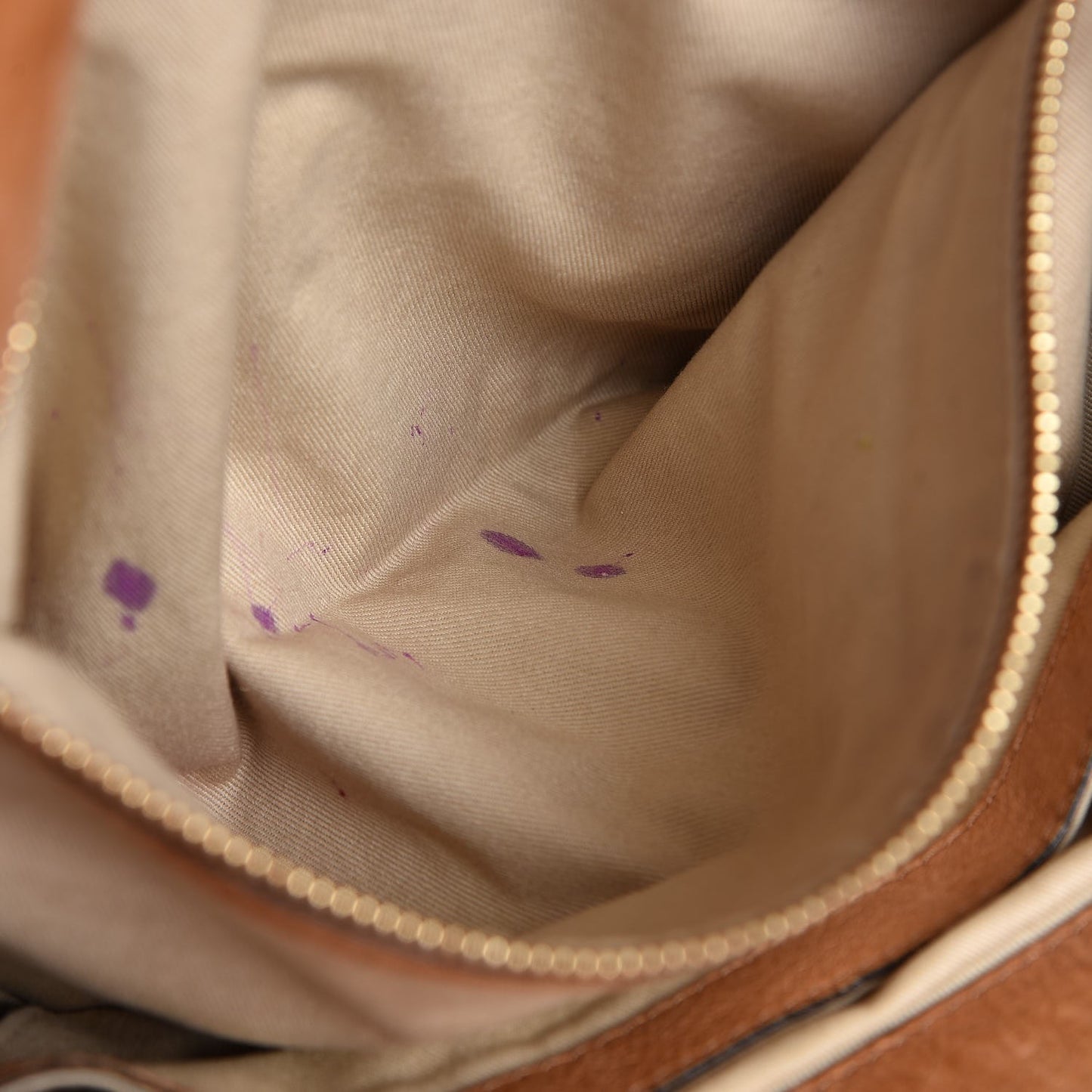 Lambskin Large Heloise Satchel Gazelle