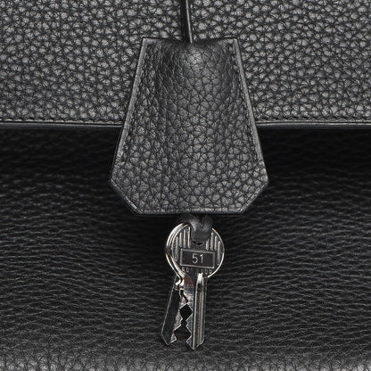 Hermes Taurillon Clemence Shoulder Kelly 40 Black 26 of 29