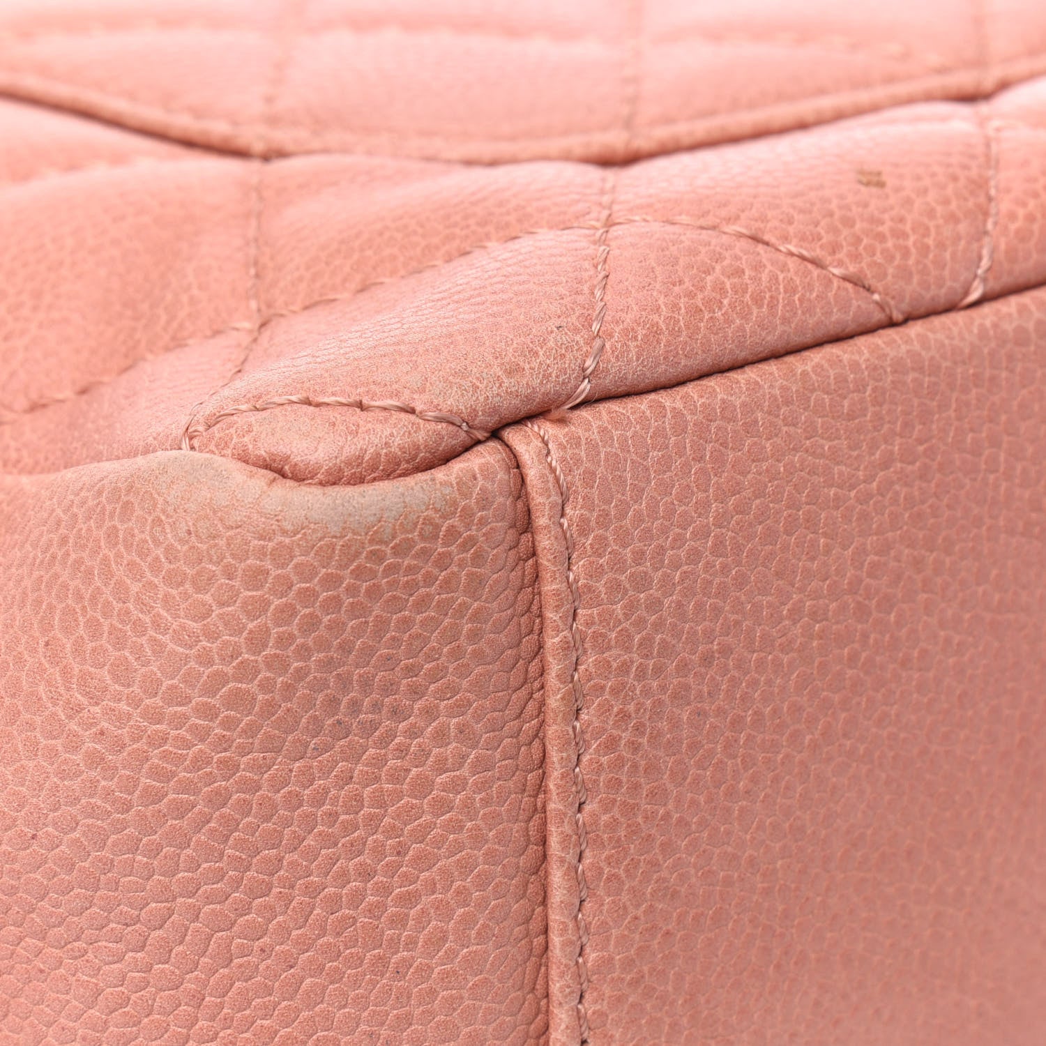 Chanel Caviar Quilted Petit Shopping Tote PST Pink 11 of 22