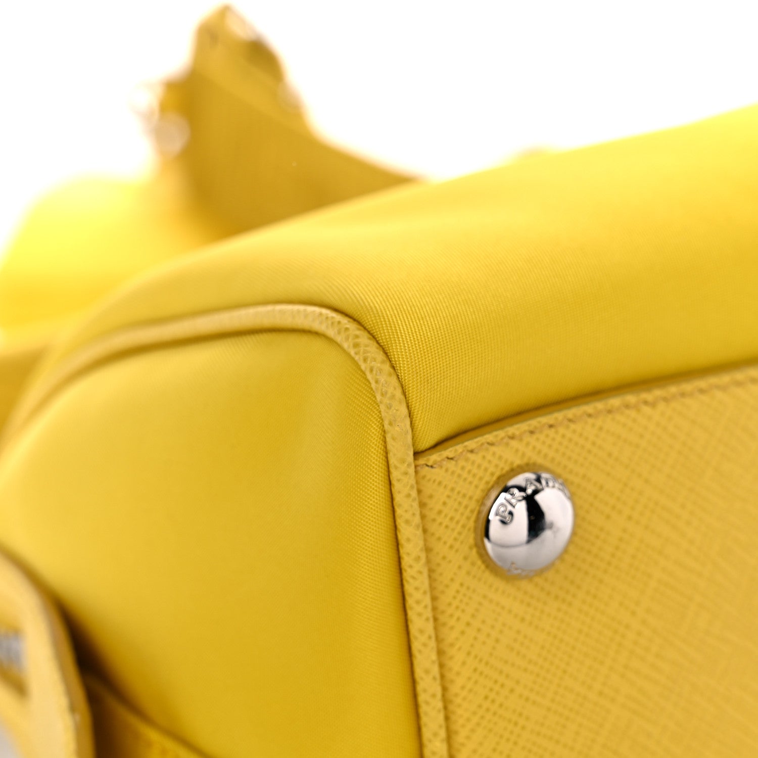 Prada Nylon Re-Edition Shoulder Bag Giallo 9 of 18