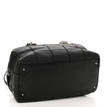 Chanel Caviar Square Stitched Bowler Black 3 of 9