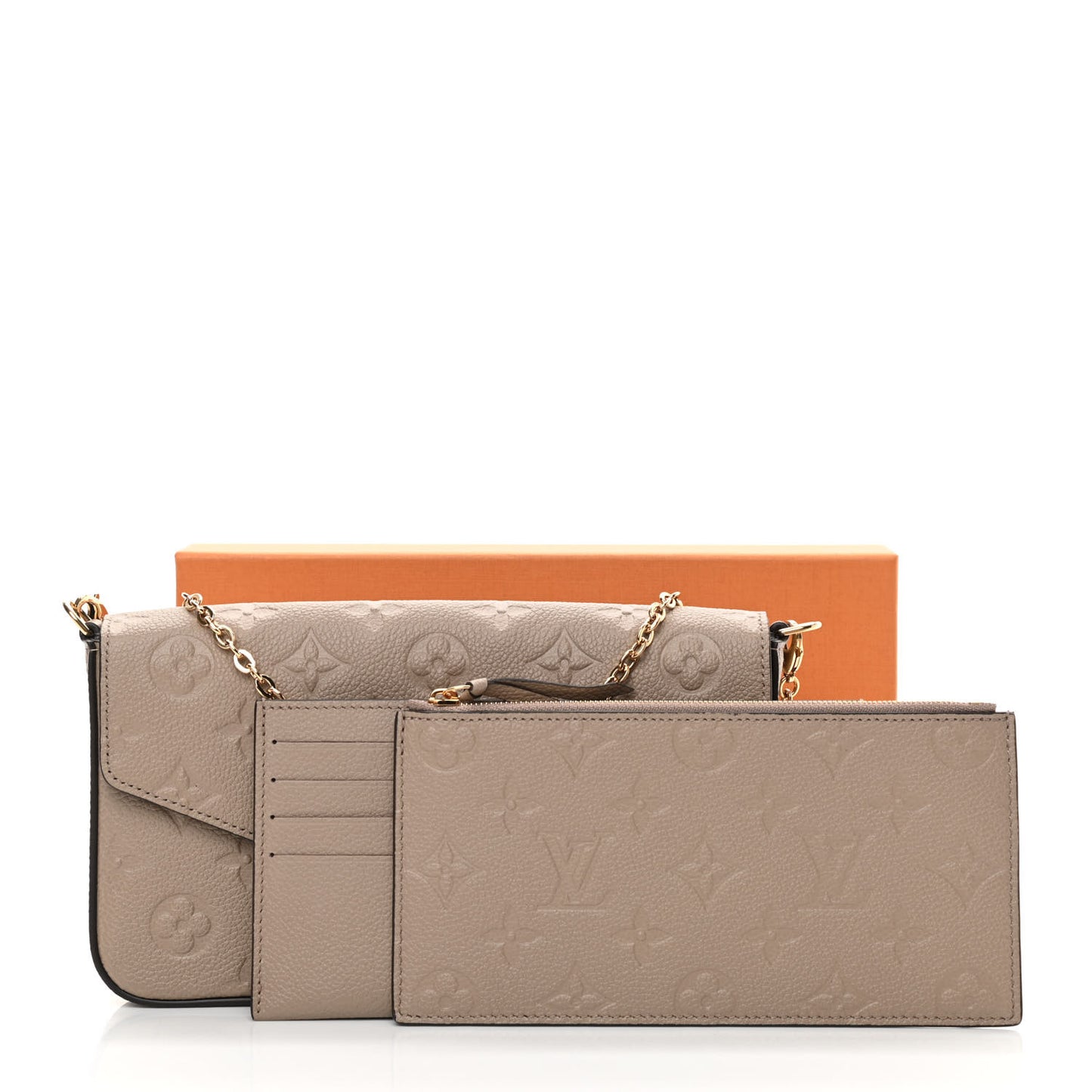 Empreinte Pochette Felicie Chain Wallet Tourterelle