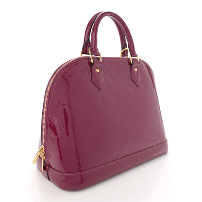 Louis Vuitton Vernis Alma PM Magenta 3 of 13