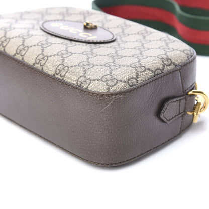 Gucci GG Supreme Monogram Web Neo Vintage Shoulder Bag Beige New Acero Crop 7 of 9