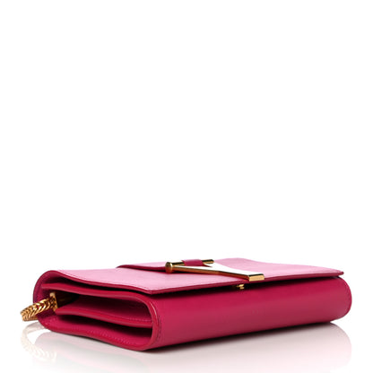 Saint Laurent Calfskin Small Classic Y Satchel Fuchsia 4 of 18