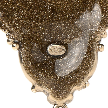 Chanel Gripoix Pearl Brooch Aged Gold 4 of 5