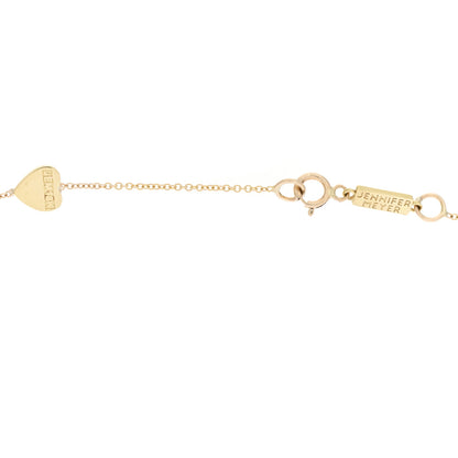 Jennifer Meyer 18K Yellow Gold Heart By The Inch Necklace 4 of 4