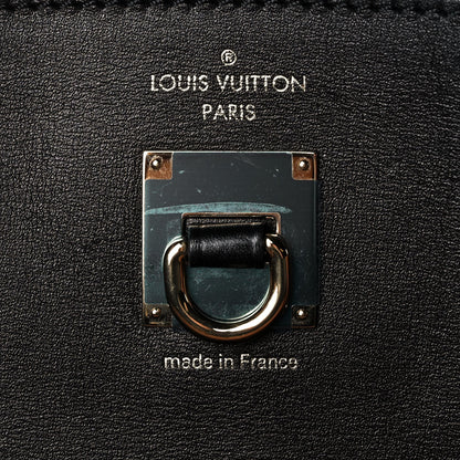 Louis Vuitton Calfskin City Steamer MM Magnolia Black 5 of 9