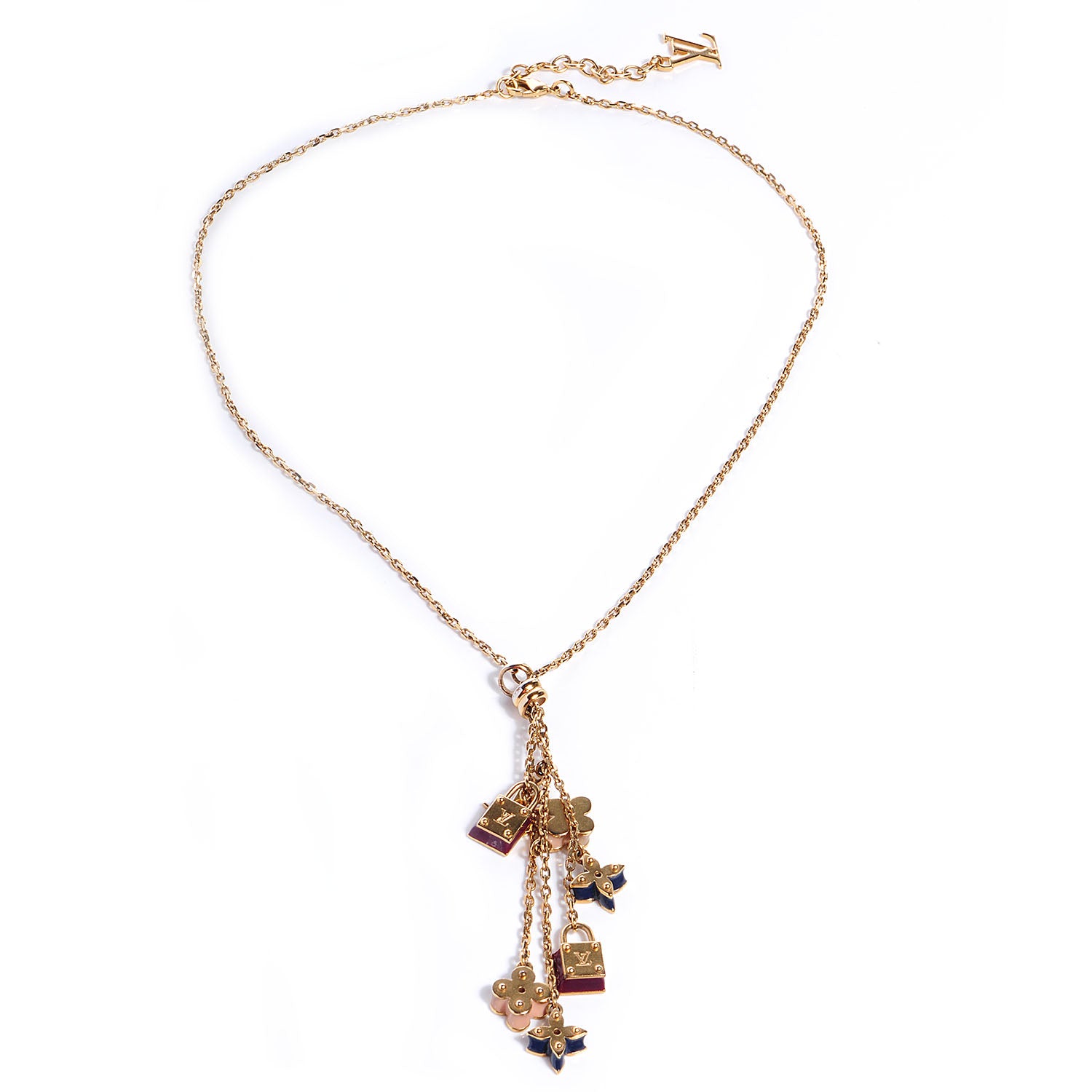 Louis Vuitton Sweet Charms Sautoir Necklace Gold 3 of 5