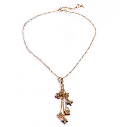 Louis Vuitton Sweet Charms Sautoir Necklace Gold 3 of 5