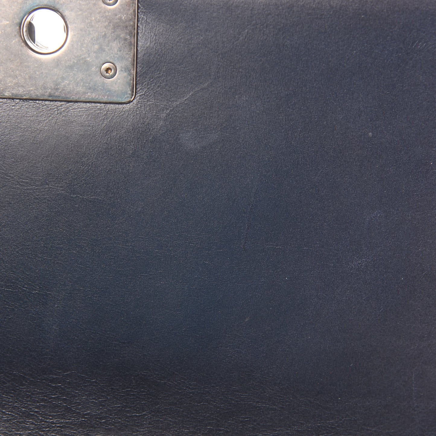 Calfskin Embossed Medium Paris Salzburg Boy Flap Navy
