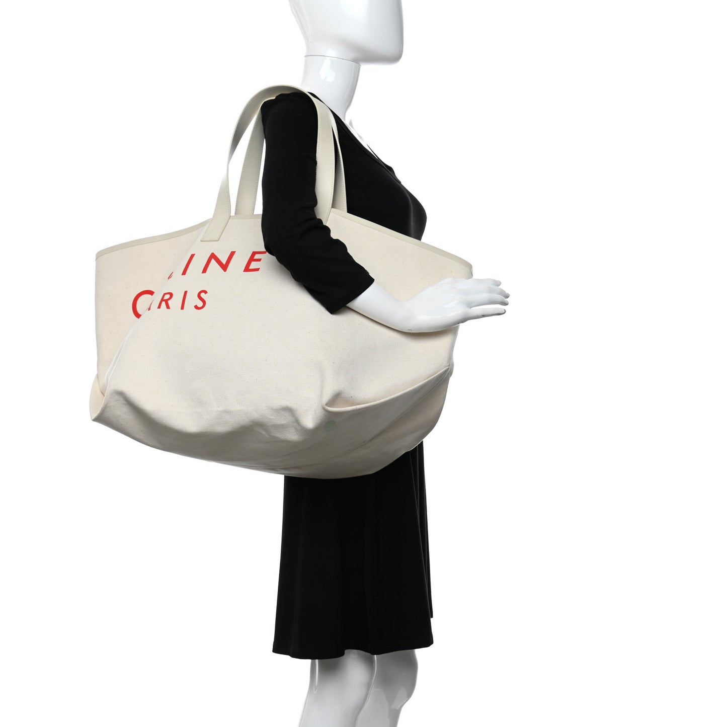 Textile Medium Made In Tote Natural Red