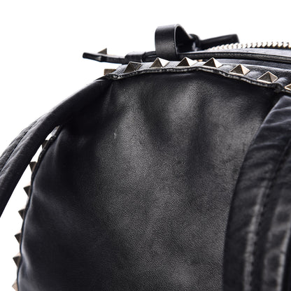 Valentino Garavani Vitello Medium Rockstud Backpack Black 11 of 13