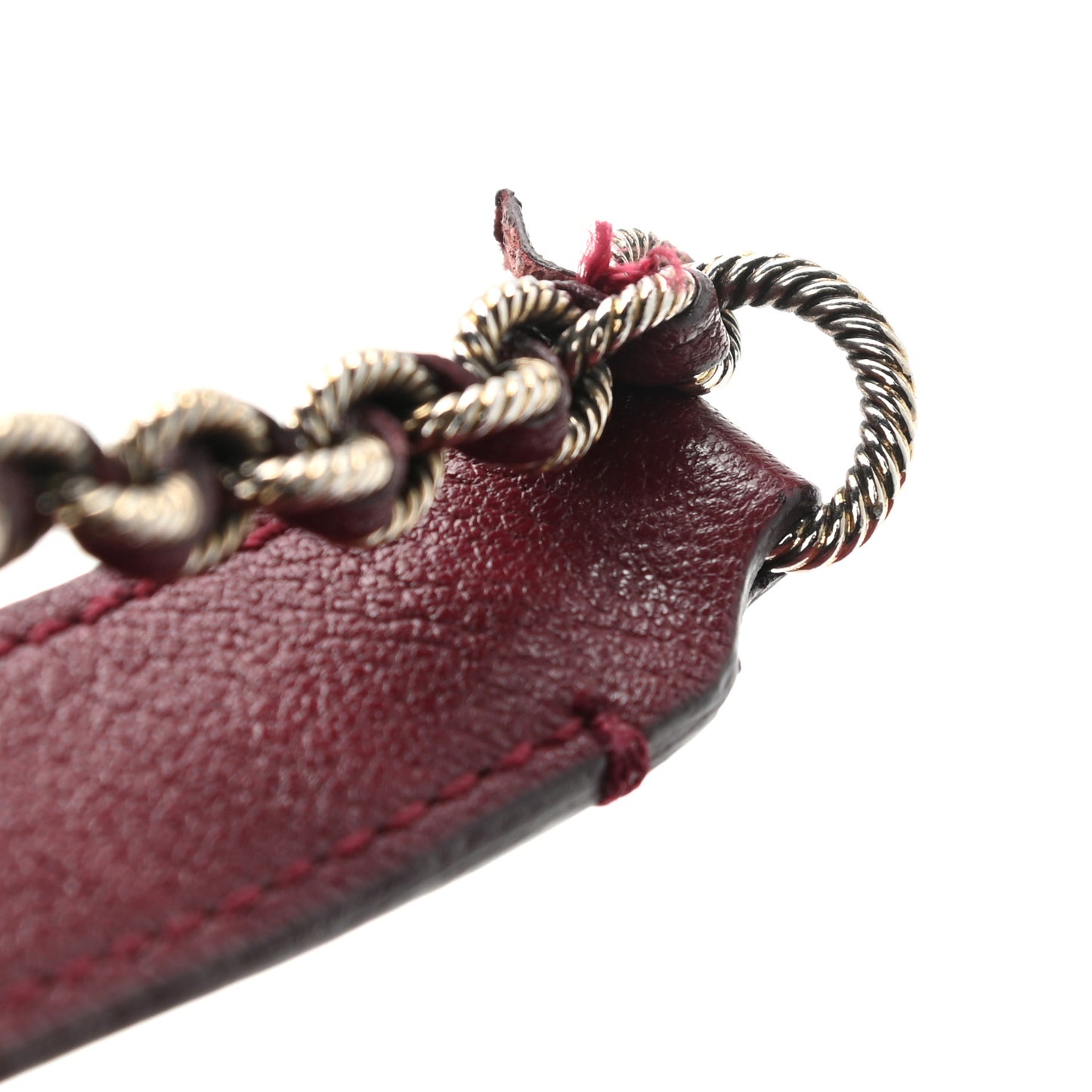 Lacquered Lambskin Quilted The Large Single Flap Bordeaux