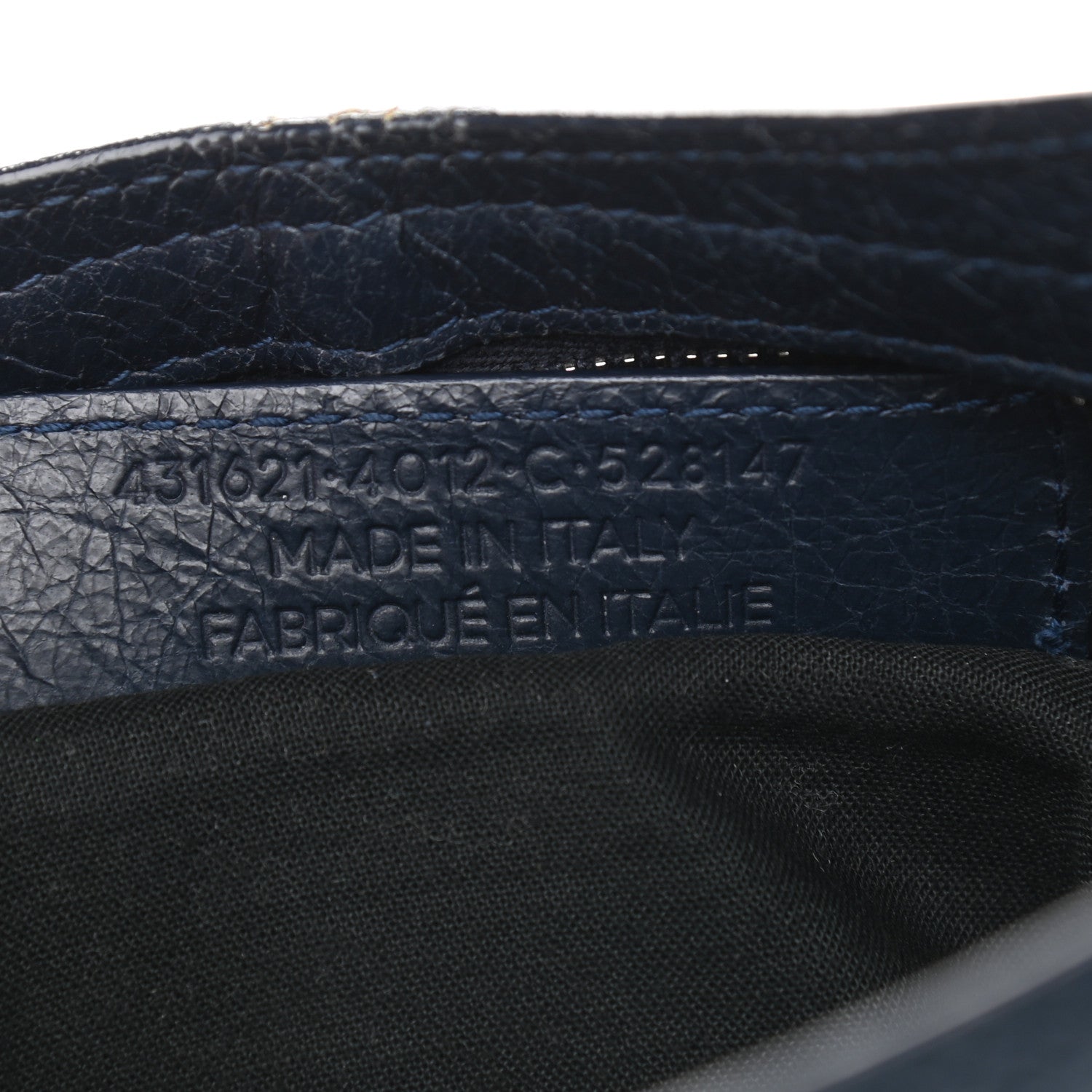 Balenciaga Agneau Classic Silver Hardware S City Bleu Obscur 7 of 14